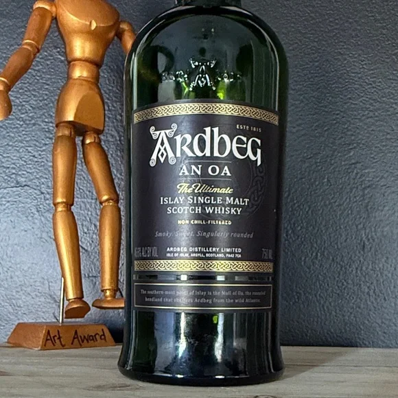 Ardbeg An OA Single Malt Scotch Whisky EMPTY BOTTLE - Picture 5 of 5